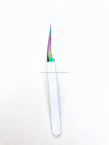 Pince à épiler multi-pointes en acier inoxydable de haute qualité pointes pointues durables testées à la main pour une utilisation sous marque privée - Product Image 5