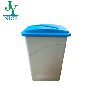 Papelera ecológica para oficina comercial con tapa, botella de 90L, contenedor de clasificación de papel, basura pública de plástico rectangular - Product Image 2