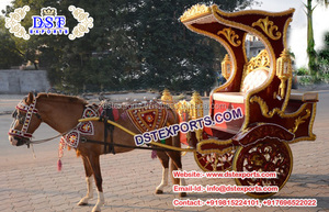 รถม้ามหาราจาม้าเจ้าหญิง,รถม้ามหาราชาวาดด้วยสำหรับขายผู้ผลิตรถม้างานแต่งงานของอินเดีย - Product Image 5