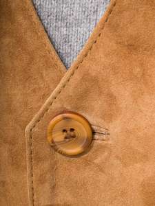 Chaleco de cuero de ante para Moto y motociclista, logotipo personalizado, 10 unidades, para otoño, primavera, verano e invierno - Product Image 4