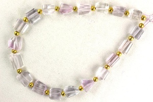 Piedra preciosa de kunzita natural de grado AAA de 19 piezas, forma de pepita facetada, Color blanco, joyería increíble, piedra genuina alta - Product Image 3