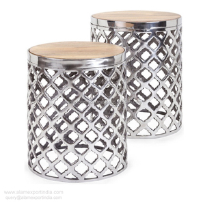 Ensemble de table basse de conception de mode table basse à base de métal ensembles de table ronde de maison de salon nouveau - Product Image 1