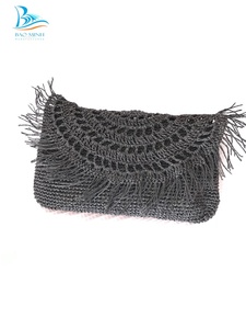 Raffia กระดาษ Rafia กระเป๋าถือกระเป๋าชายหาดจากเวียดนาม - Product Image 6