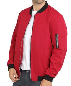 Blouson bombardier d'hiver léger et respirant de grande taille en fourrure de mouton avec fermeture à glissière pour hommes au Pakistan - Product Image 3