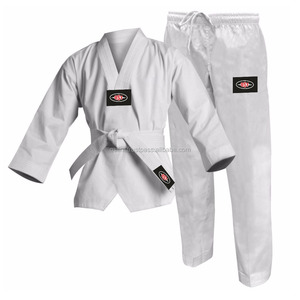 เครื่องแบบเทควันโดฝึกศิลปะการต่อสู้พร้อมเข็มขัดชุดเทควันโดผ้าคุณภาพสูงชุดต่อสู้ภาคพื้นดิน - Product Image 3