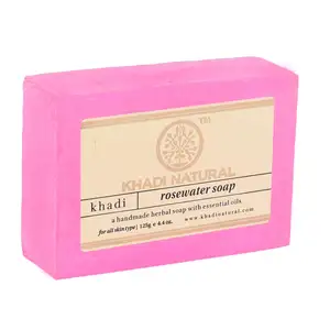 SAVON AYURVEDIQUE À L'EAU DE ROSE Savon à l'eau de rose glycérine fait main à base de plantes naturelles pures 125 grammes