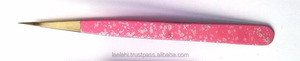 Pinzas para Extensiones de Pestañas BEST, Rectas y Curvas, Rosadas y Chapadas en Oro, 2026, Herramientas para Electrónica, Joyería y Manualidades LA ELAHI & CO - Product Image 2