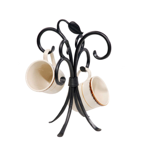 Modern Metal Iron <b>Mug</b> Cup Rack Stand - Product Image 1