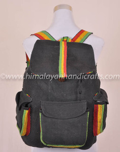 Mochila de hombro de cáñamo de moda Bohemia reciclada BPK -0025 - Product Image 3