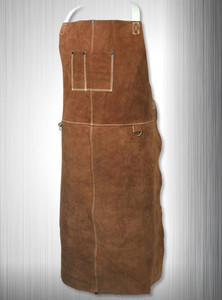 Delantal de seguridad para soldadura de cuero, aislamiento térmico con logotipo personalizado, nuevo diseño, venta al por mayor - Product Image 4