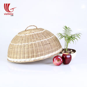 Mimbre mimbre ecológico tienda de la cubierta de la comida, tienda de la comida hecha a mano, paraguas de la cubierta de la comida de la red - Product Image 5