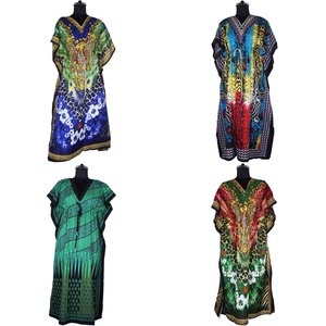 Robe en soie somptueuse pour femmes, caftan Long de standing, Couture Empire de soirée - Product Image 1