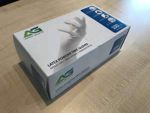 Gants sans Latex naturels, poudre, 5.0g, blancs - Product Image 5