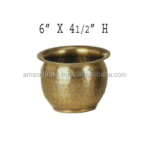 Hot Selling Round Antique <b>Gold</b> <b>Planter</b> Customized Size Shape Colour - Product Image 3