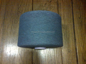 PolyCotton NE 6/1 recyclé certifié GRS, fil filé gris anthracite pour gants à tricoter - Product Image 4