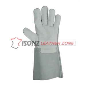 Guantes de Soldadura de Piel de Cabra, Anticorte, Antideslizantes, Anti-Impacto, para Soldadura TIG/MIG, Guantes de Seguridad para Conductores, Talla Estándar, Piel Dividida de Grano Estándar - Product Image 4
