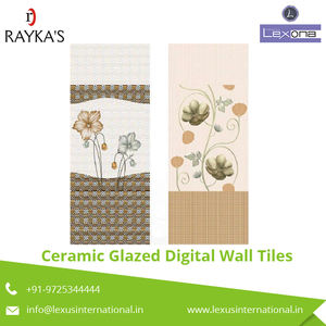 Carreaux muraux en céramique émaillée numérique au design moderne, excellente qualité, texture solide, isolation thermique antibactérienne pour chambre d'appartement - Product Image 4