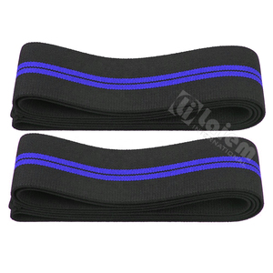 ที่รัดเข่ายางสำหรับออกกำลังกายที่ยกน้ำหนักปรับได้อุปกรณ์ฝึกออกกำลังกายในยิมแบบกำหนดเอง - Product Image 6