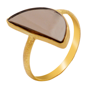 925 Sterling <b>Silver</b> <b>Ring</b> Rose Quartz Gemstone Classic Style Gold Plating for Women <b>Men</b> Fashionable Wedding Jewelry for Parties - Product Image 1