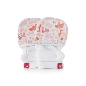 Prix bas 95% bambou 5% Spandex nouveau-né bébé garçons et filles bébé mitaines sans rayures mitaines à vendre - Product Image 1