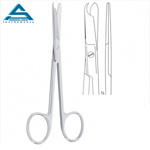 กรรไกรโค้ง J2 ขายส่ง ยี่ห้อ STEVENS SCISSORS ผลิตจากเหล็กกล้าไร้สนิมเยอรมัน สำหรับการผ่าตัดและเครื่องมือผ่าตัด - Product Image 4