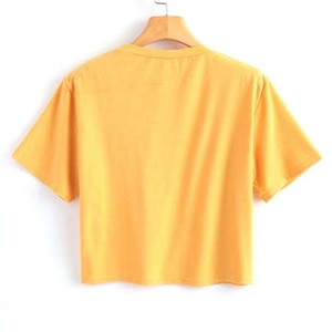 <b>Top</b> Quality Low Price Custom Printed Short Sleeve Ladies Crop <b>Tops</b> for Women t Shirt Girls Crop <b>Top</b> Summer Clothing Women - Product Image 2