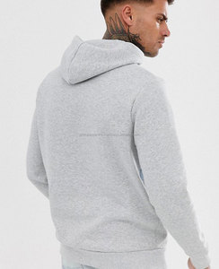 Sudaderas con capucha de lana de polialgodón para hombre de nueva moda, sudaderas lisas de colores personalizados con impresión Digital para invierno - Product Image 2