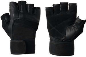 Logo personnalisé gants de levage en cuir demi-doigt pour hommes et femmes entraînement Fitness Gym accessoire de musculation - Product Image 6