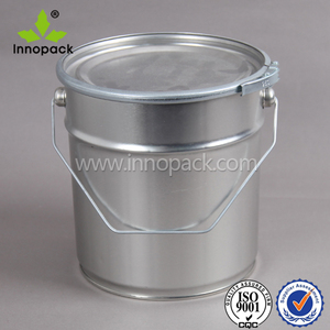<b>5L</b> Tin Metal Paint Bucket with Lever Lock Ring - Product Image 2