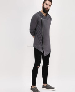 Personalizado de alta calidad para hombre en blanco negro de algodón jersey de palangre personalizado sudaderas con capucha al por mayor transpirable palangre cremallera sudaderas con capucha - Product Image 1