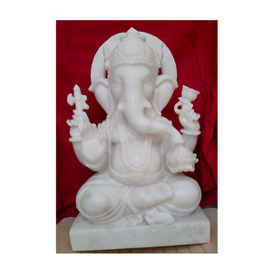 Mármol Puro No. Estatua de Ganesh ji de 1.ª calidad - Product Image 1
