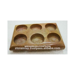 ตะเกียงเทียนตกแต่งจากหินสบู่ธรรมชาติ - Product Image 1