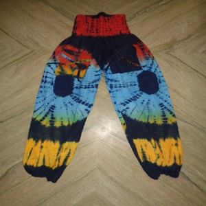 Mode estivale en rayonne multicolore Tie Dye Pantalons/pyjamas pour femmes Fournisseur en gros de l'Inde - Product Image 3