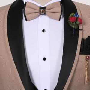 Venta al por mayor Último diseño Estilo Trajes para hombre Boda Moda Hombres Slim Fit Traje de negocios Lujo Elite Elegante - Product Image 5