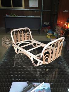Rieten Huisdierenbed, Bank Voor Katten Of Kleine Honden, Handgemaakte Rieten Mand - Product Image 5