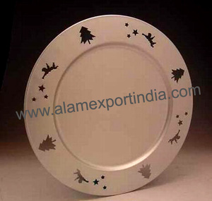 Border Design Metal <b>Charger</b> <b>Plate</b> for Decoration - Product Image 3