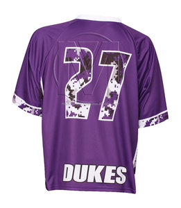 เสื้อฮอกกี้แบบสั่งทำพิเศษ พิมพ์ลายแบบ Sublimation ของทีม OEM ใหม่ สำหรับขาย เสื้อลาครอสแบบกลับด้านได้สำหรับผู้ชาย - Product Image 2