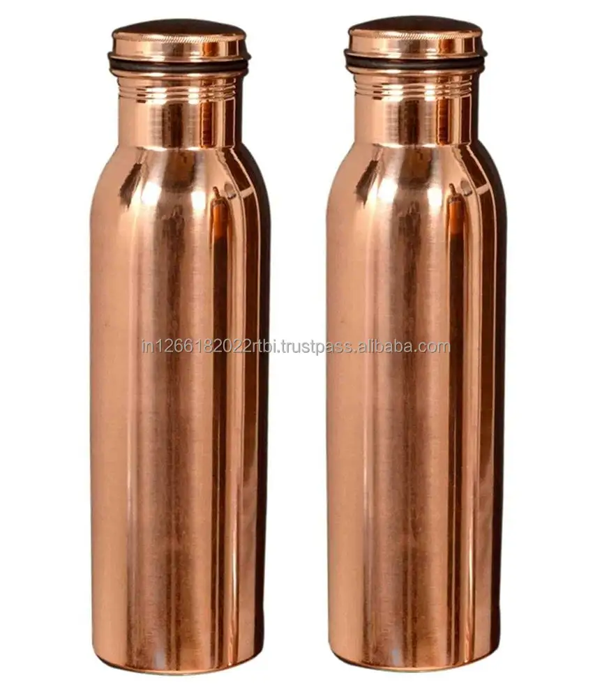 Standard Quality New Arrival Best Quality Pure Copper Water Bottle from Indian Supplier