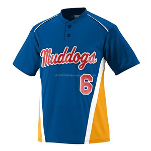 Nuevo Diseño de Camiseta de Béisbol de Dos Botones - Estilo Personalizado, Transpirable, Antibacteriano, de Secado Rápido, Talla Grande, Unisex - Product Image 1