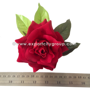 ฮอลแลน โรสเครื่องประดับผมดอกไม้ผ้าทันสมัยมีสไตล์พร้อมการตกแต่งด้วยใบไม้ 8 สี - Product Image 3