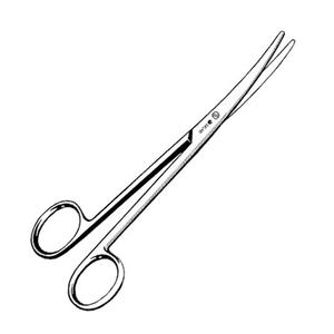 <strong>Lexer</strong> Baby Dissecting and Operating <strong>Scissors</strong> 16cm <strong>Curved</strong> Stainless Steel Mahersi - Product Image 4