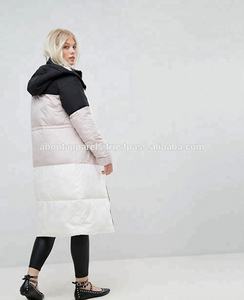 Nouvelle veste parka matelassée décontractée en polyester rembourrée épaisse avec fermeture éclair réversible imperméable pour femmes d'hiver - Product Image 3