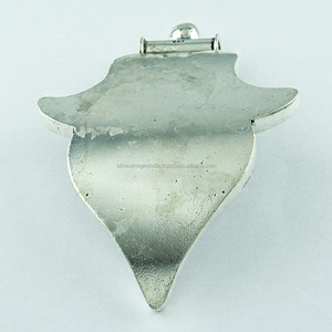 Pendentif traditionnel du Rajasthan en argent sterling 925 massif, pendentif religieux du Rajasthan, Inde, produits uniques - Product Image 4