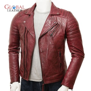 2025 Best-seller Veste en cuir de moto marron personnalisée pour hommes Respirant Casual Street Wear OEM Design - Product Image 2