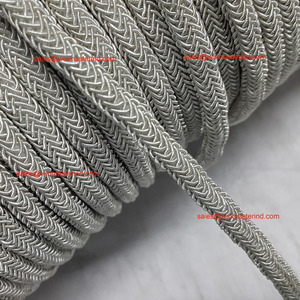 Oval <b>Braided</b> Trim <b>Cord</b> Factory Selling High Quality <b>Cord</b> <b>Braided</b> Rope <b>Cord</b> - Product Image 3