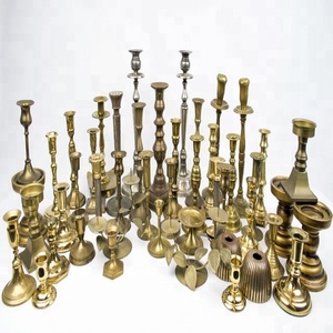 Juegos de muchos portavelas de latón de Brassworld India - Product Image 1