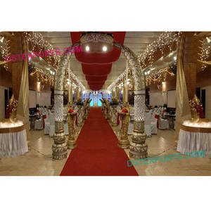 Décoration de porte d'entrée de mariage en forme de dent d'éléphant, décoration de porte d'accueil de mariage, portes d'entrée de mariage - Product Image 1