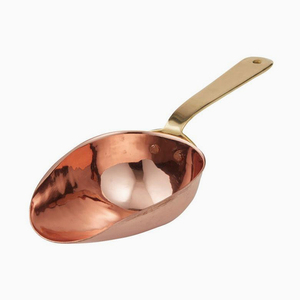 Seau à glace en métal martelé bicolore écologique avec pelle pour accessoires de bar - Product Image 1