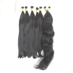 Extensiones de cabello humano virgen alineado con cutícula completa vietnamita de 30 pulgadas Materia prima Paquete ondulado recto Proveedor de estilo de onda natural - Product Image 3