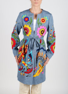 Manteau bohème Tribal Vintage, taille libre, OEM, veste à la mode, fleurs lourde, broderie sankara, 2019 - Product Image 2